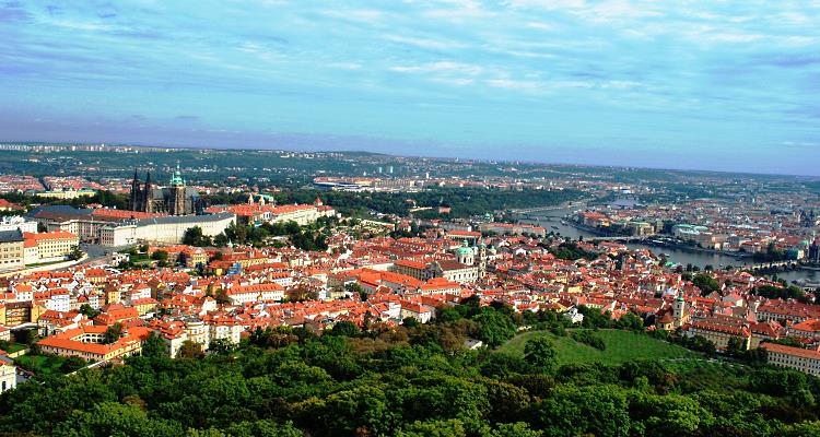 Petøín Hill in Prague (Czech Republic)