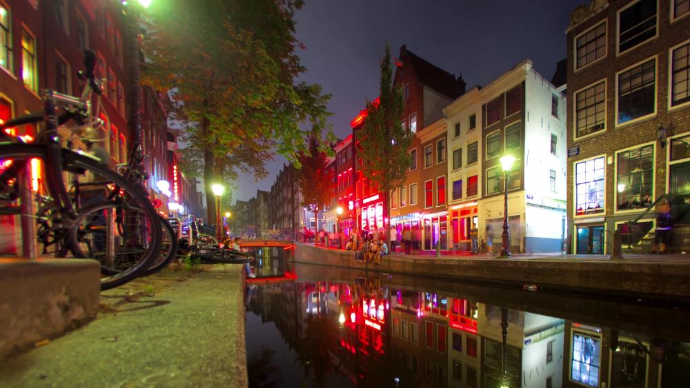 Квартал красных фонарей - Амстердам