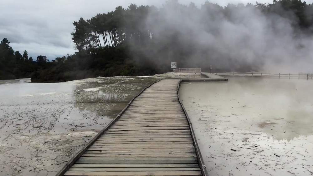 Lake Rotorua in New Zealand