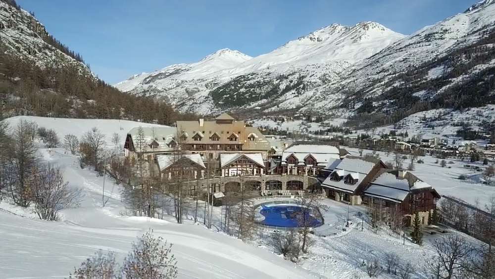 Rest in the ski resort of Serre-Chevalier (France)
