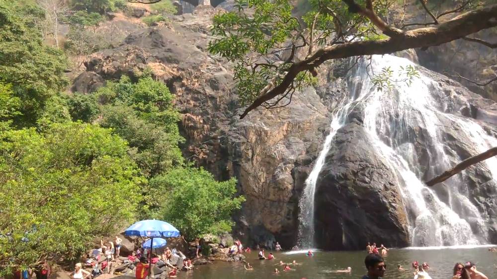 One of India's waterfalls - Dudhsagar