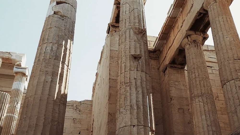 The Parthenon in the Acropolis