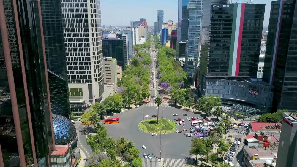 Paseo de la Reforma Avenue in Mexico City