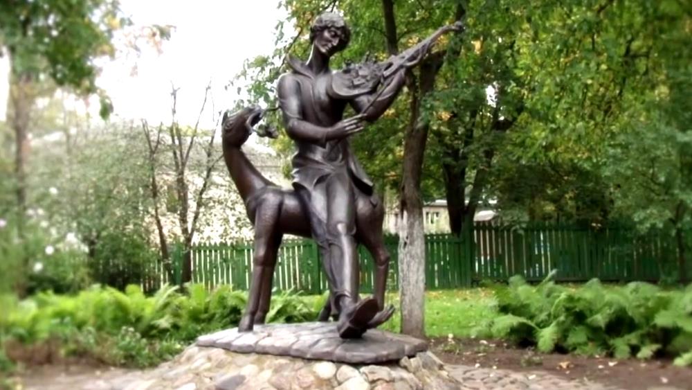 Скульптура Марка Шагала в Витебске