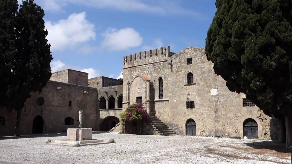 The sights of Greece - Palace of the Grandmasters in Rhodes
