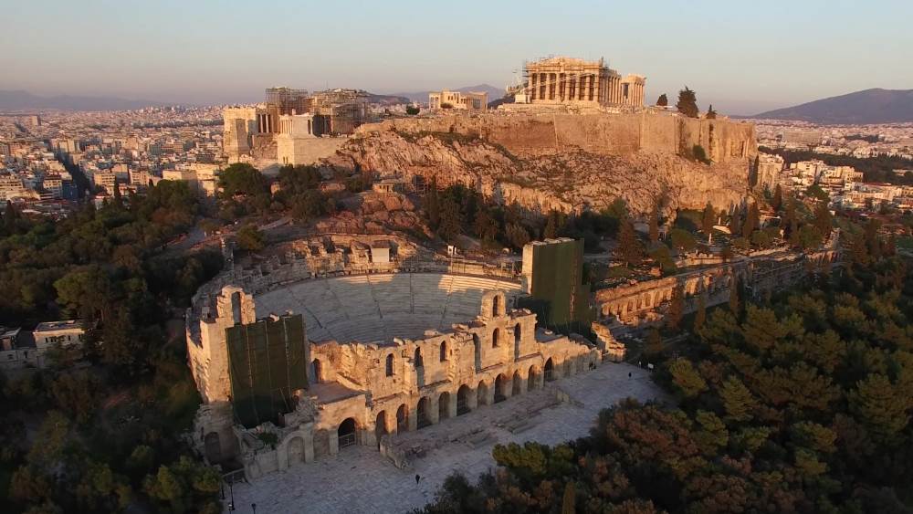 The main attraction of Greece - the Acropolis of Athens