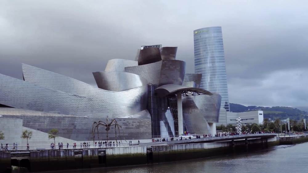 Spain's main attractions - the Guggenheim Museum in Bilbao