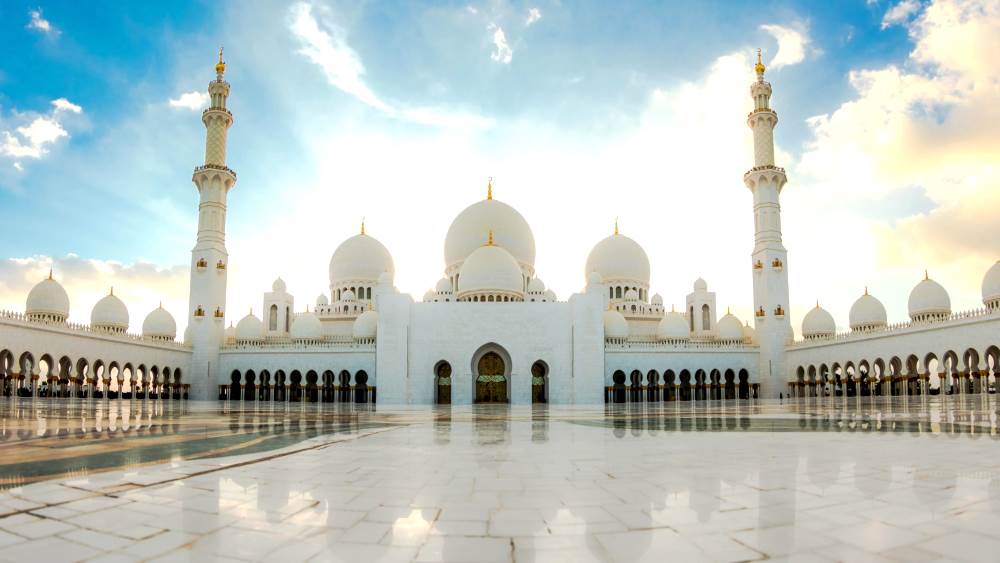 Красивые достопримечательности мира - Большая мечеть шейха Зайда
