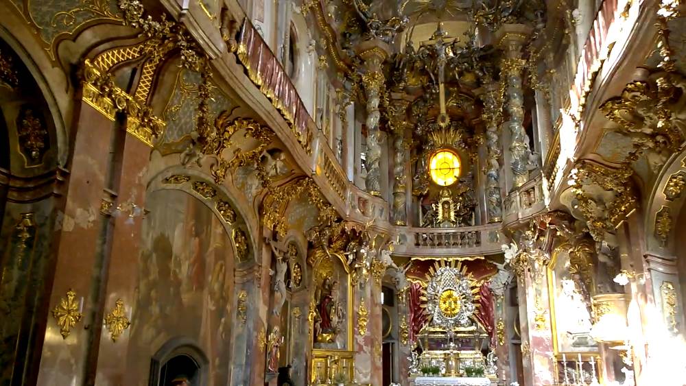 The Azamkirche church in Munich - the city's landmarks
