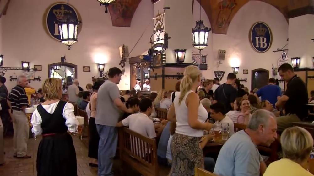 The Hofbräuhaus restaurant in Munich is a must-visit