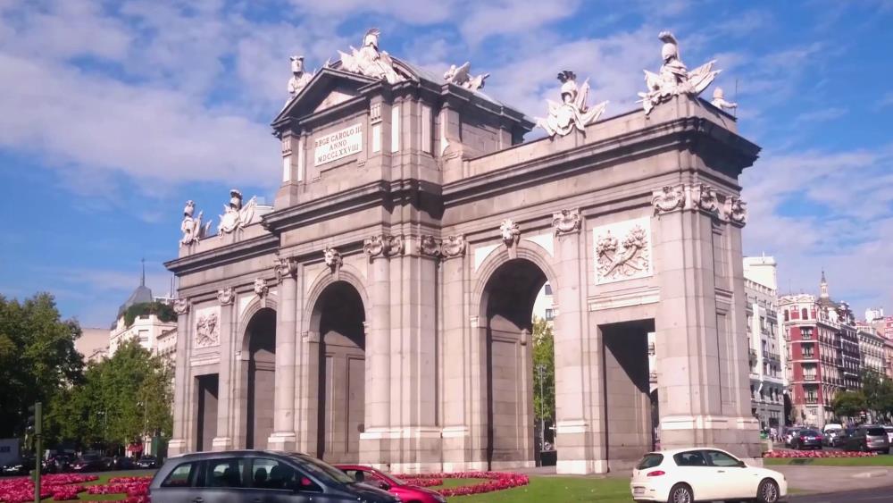 The Alcalá Gate in Madrid - the main attraction