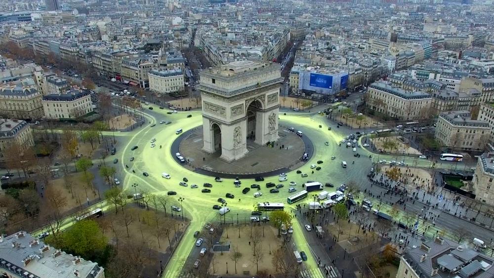 Arc de Triomphe in Paris - France