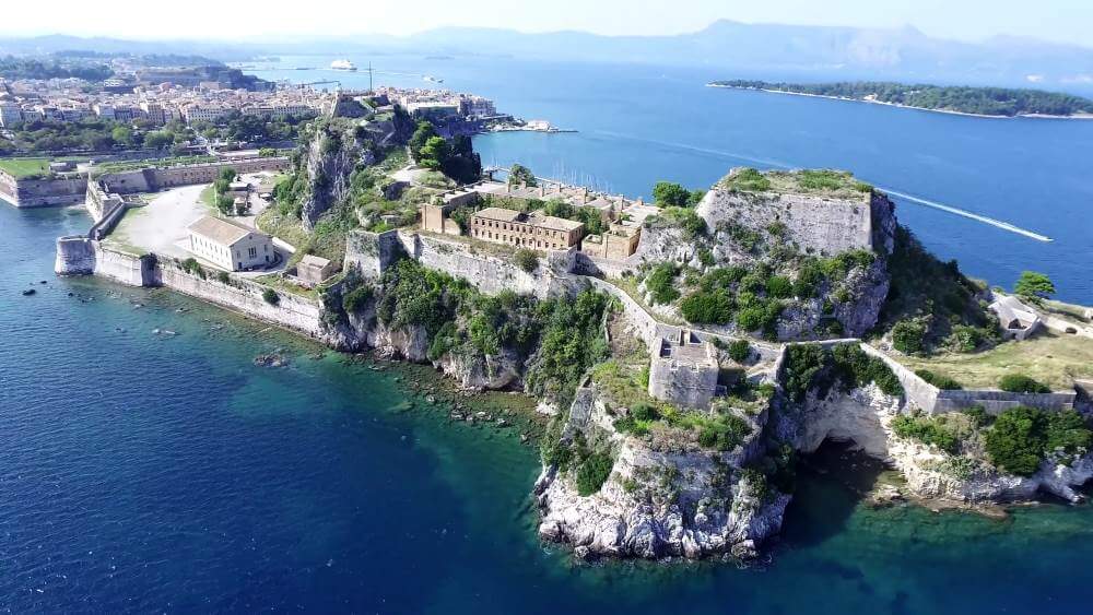 Corfu - The Old Fortress near the capital