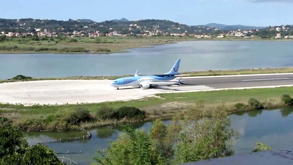 The easiest way to get to Corfu is by plane