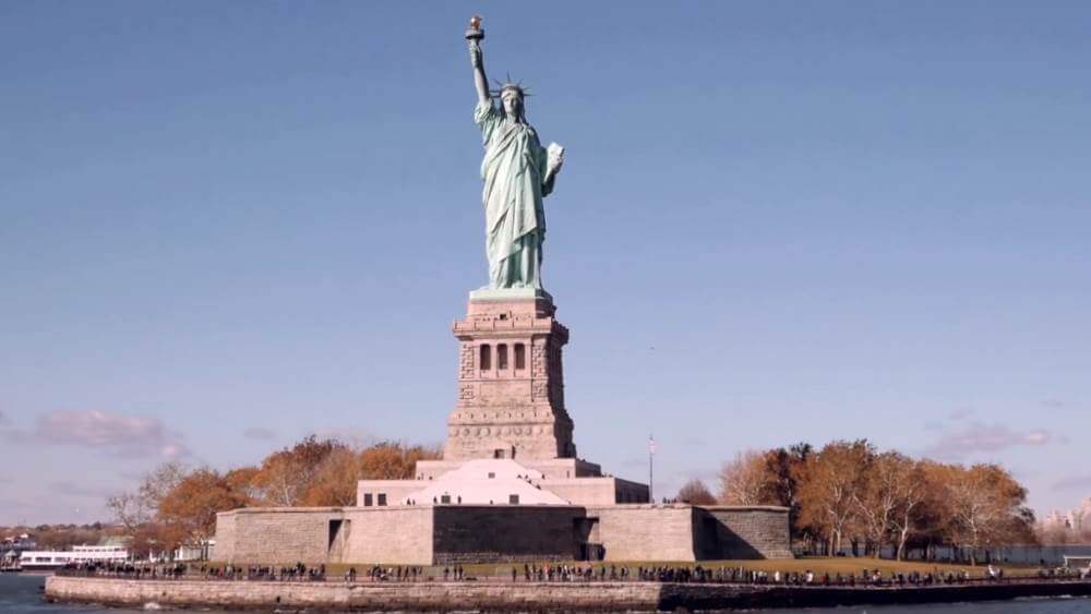 Main U.S. landmark - the Statue of Liberty