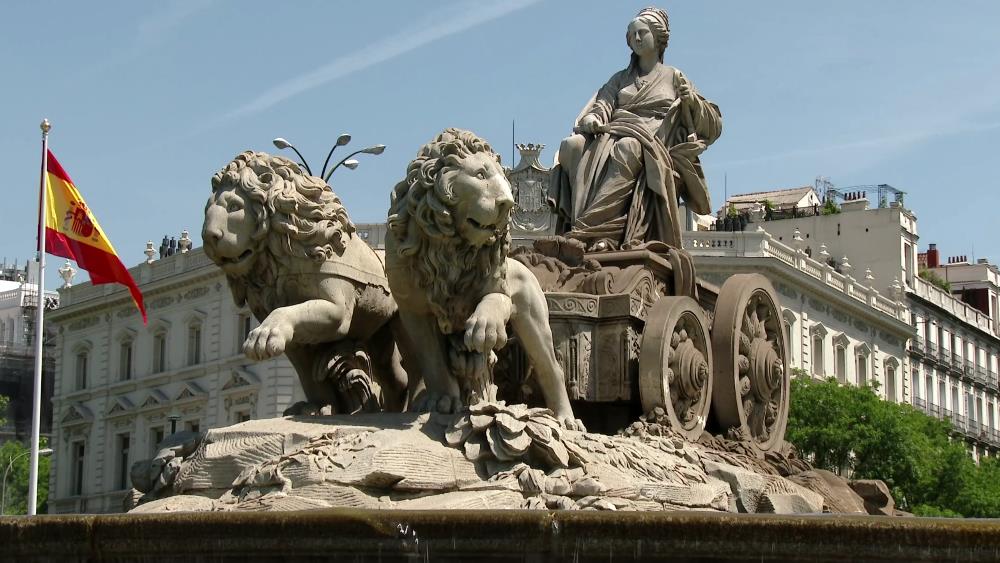 Фото достопримечательностей Мадрида - фонтан Сибелес