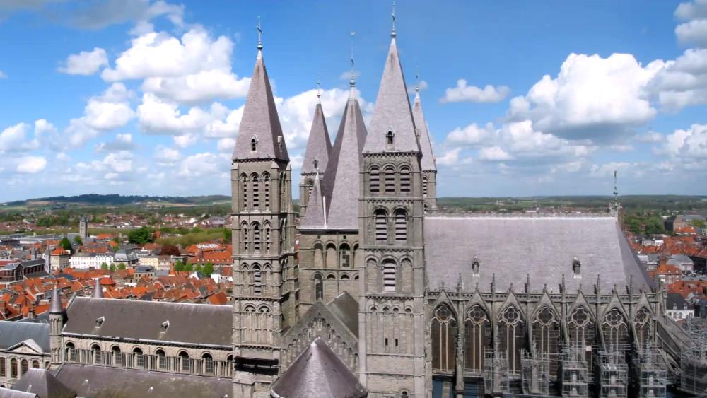 Notre Dame Cathedral in Tournai - Belgium