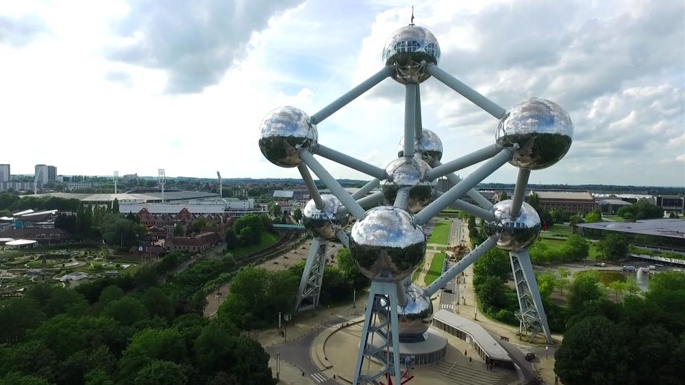 Atomium in Brussels - an interesting place in Belgium