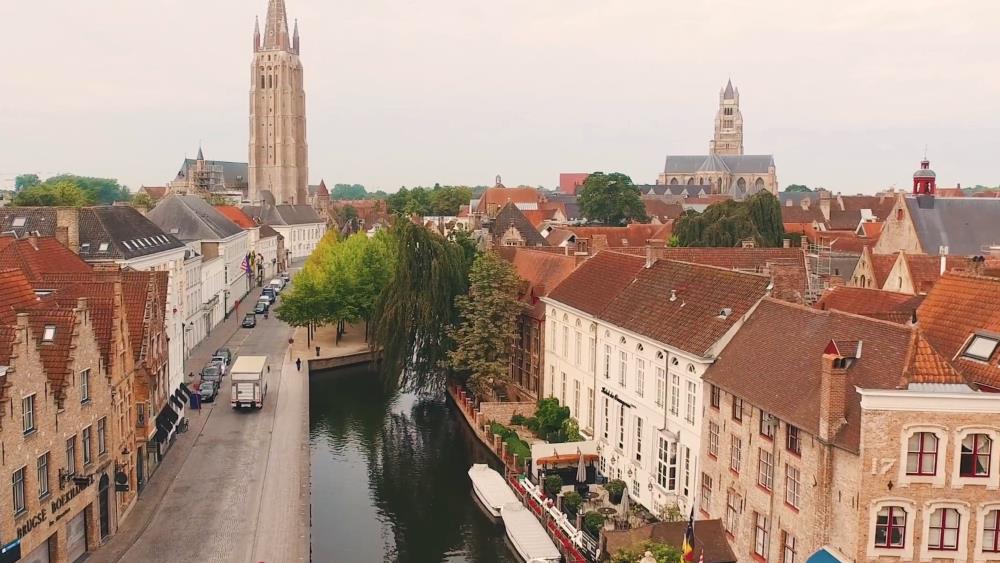 Historic center of Bruges - Belgium