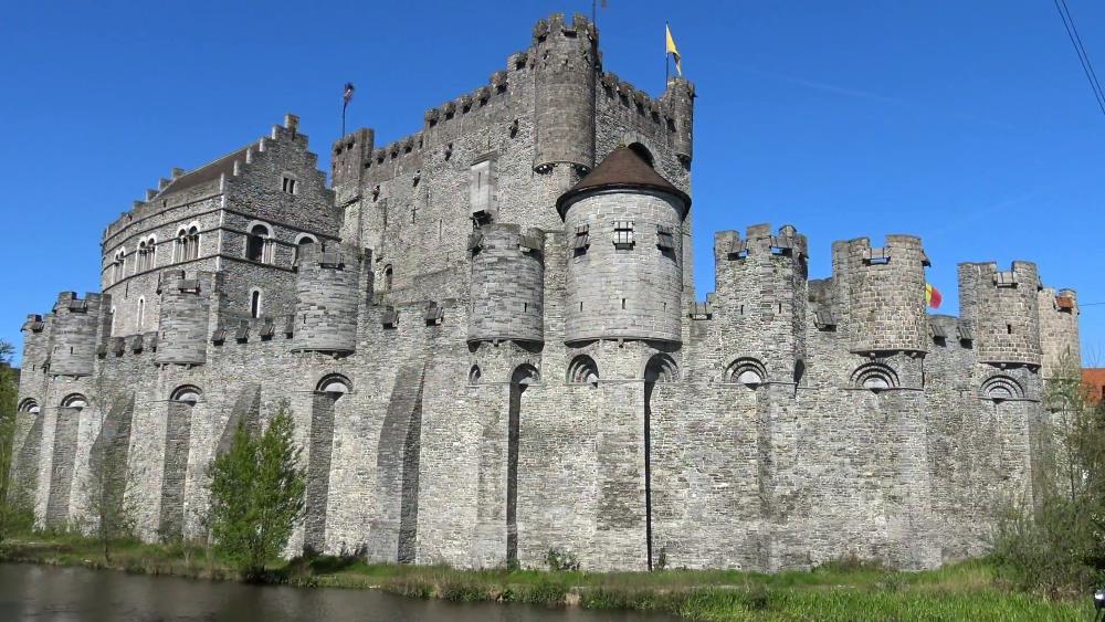 Chateau of the Counts of Flanders - Belgium