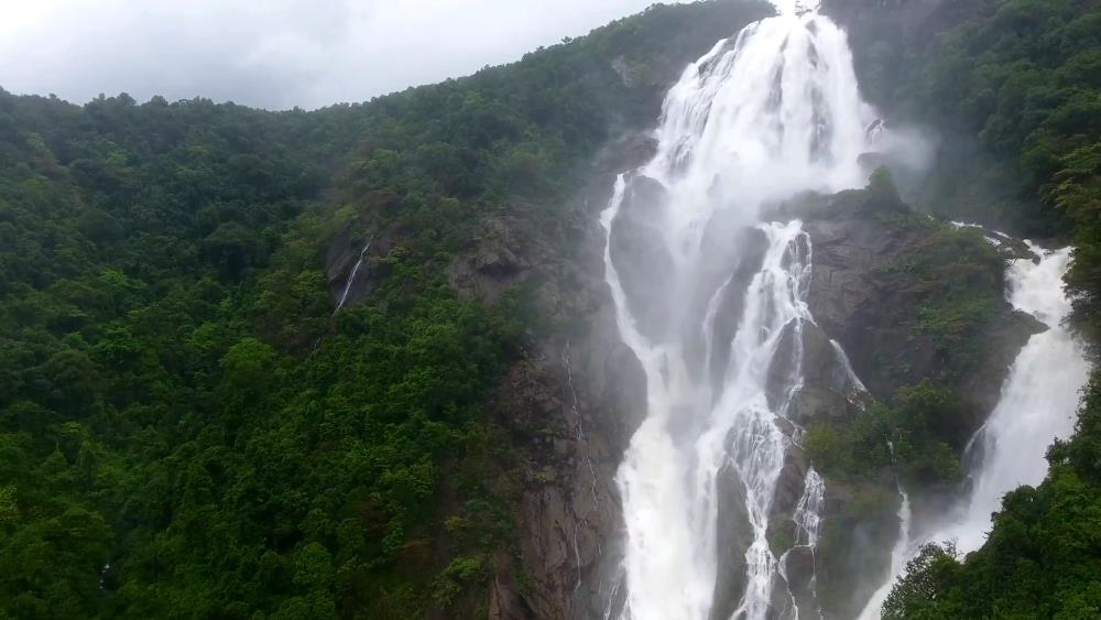 You can book an excursion to Dudhsagar waterfall in Goa
