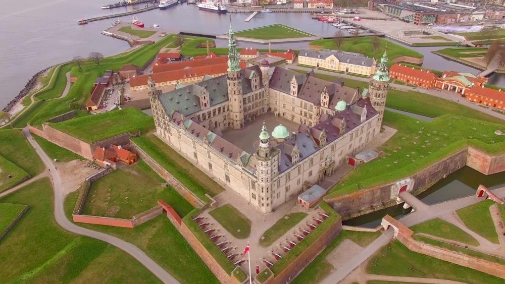 Kronborg Castle - a landmark of the Kingdom of Denmark