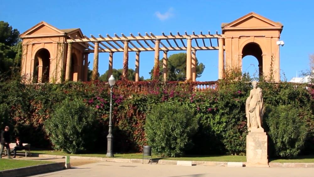Pavilions of the Guell estate in Barcelona
