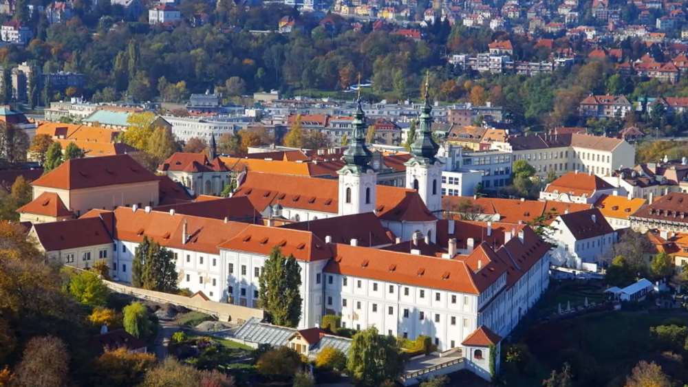 The Strahov Monastery in Prague can be viewed on your own