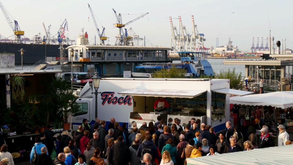 Рыбный рынок Гамбурга - фото и описание достопримечательности