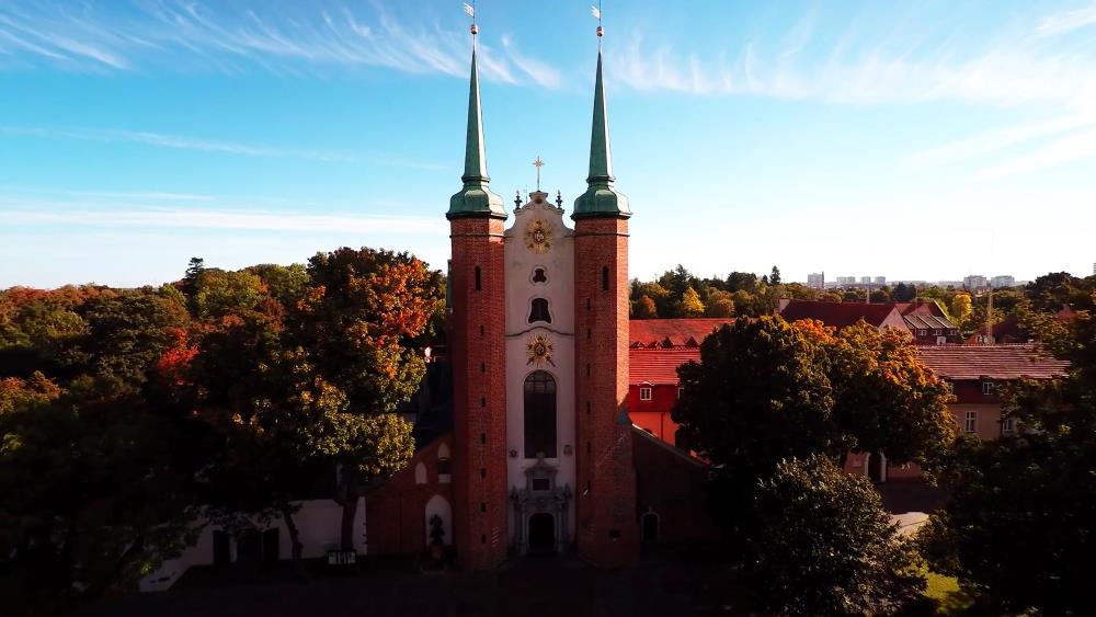 Oliwa Cathedral on the outskirts of Gdańsk