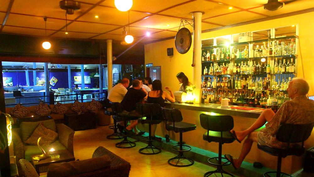 Lava Lounge bar is an interesting place to relax in Thailand