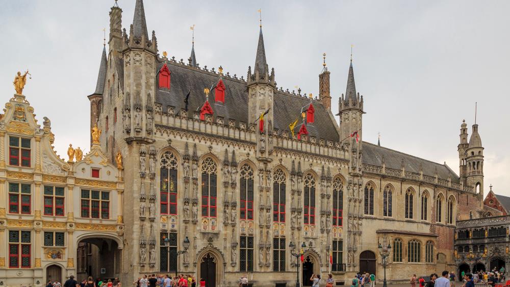 The Bruges town hall is a must-see