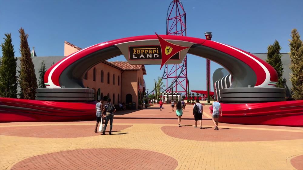 Ferrari rides in PortAventura