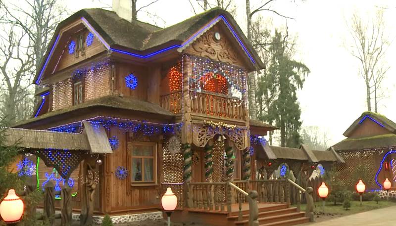 The estate of Santa Claus in Belovezhskaya Pushcha