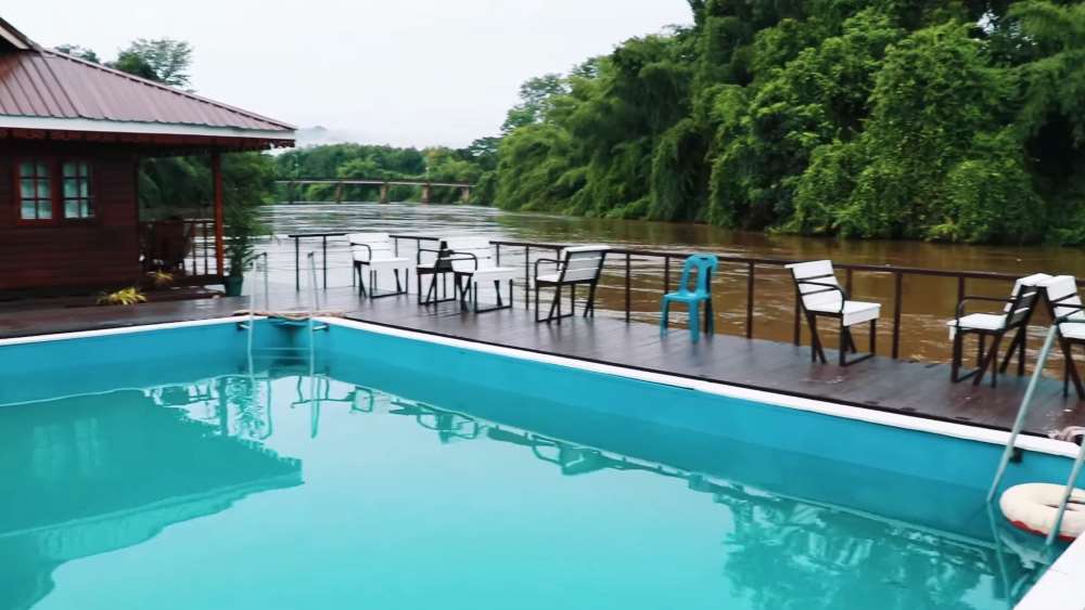 River Kwai Paradise Hotel on the Kwai River Tour Route