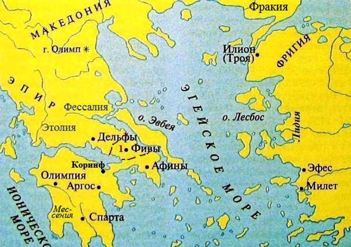 Troy on the map of the ancient world