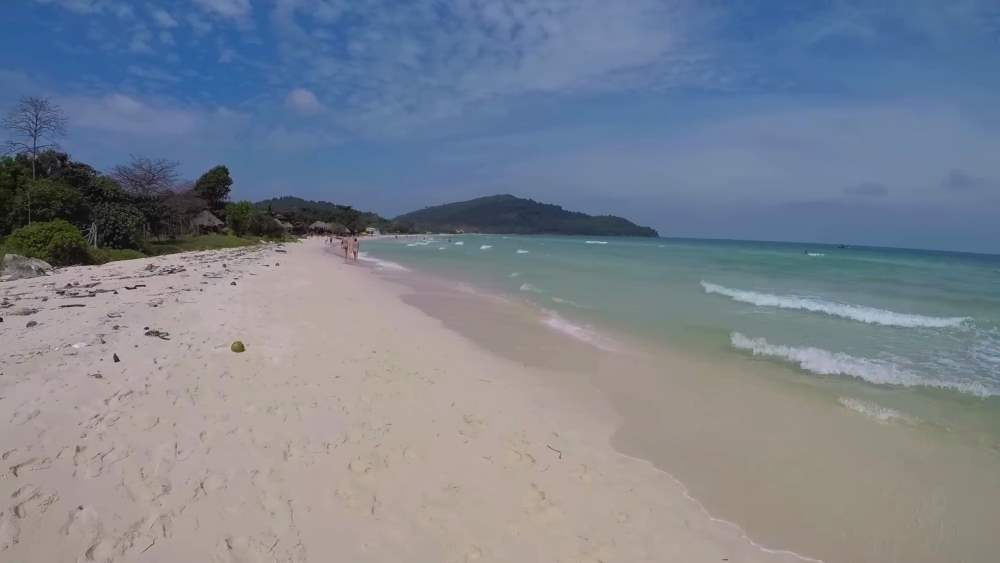 Бай Сао (Sao Beach или Bai Sao) на острове Фукуок во Вьетнаме