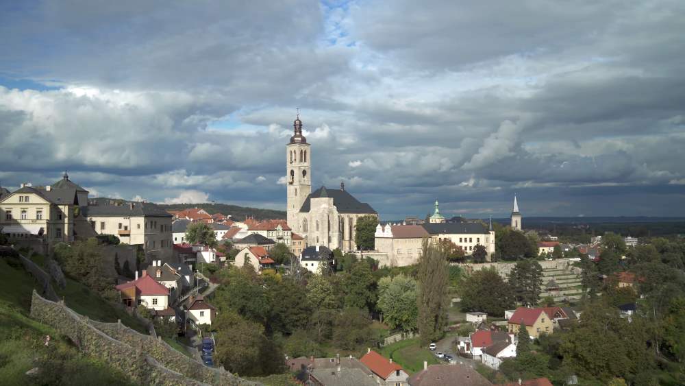 Стариный и красивый город Кутна Гора в Чехии