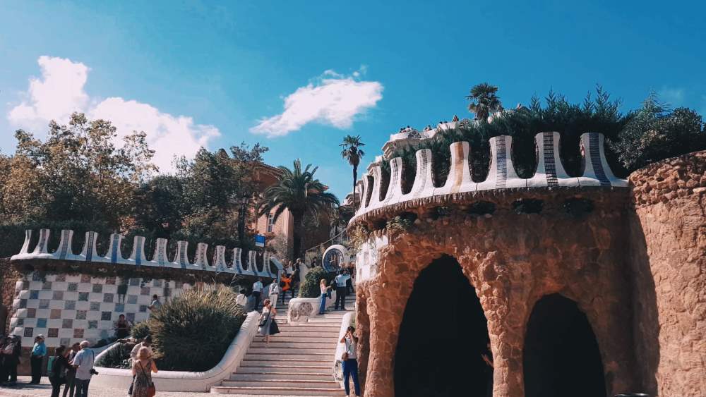 What can you see in Park Guell?