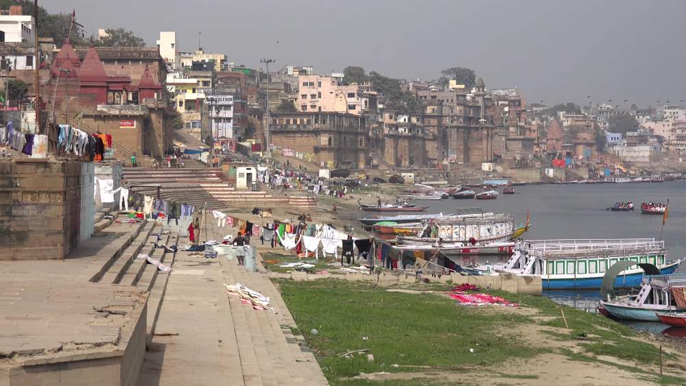 Riual ablutions on the Ganges River