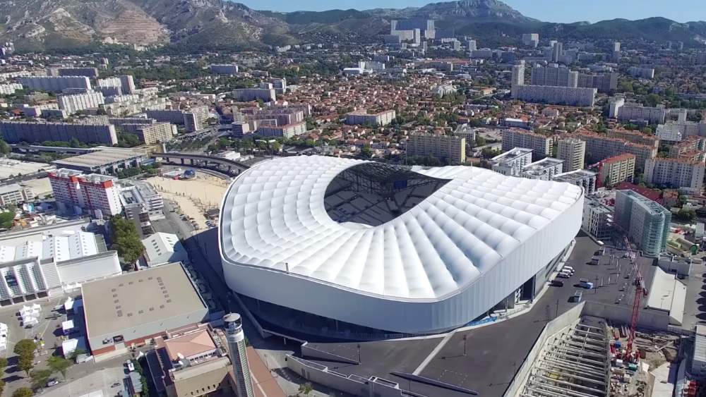 Velodrome Stadium in Marseille