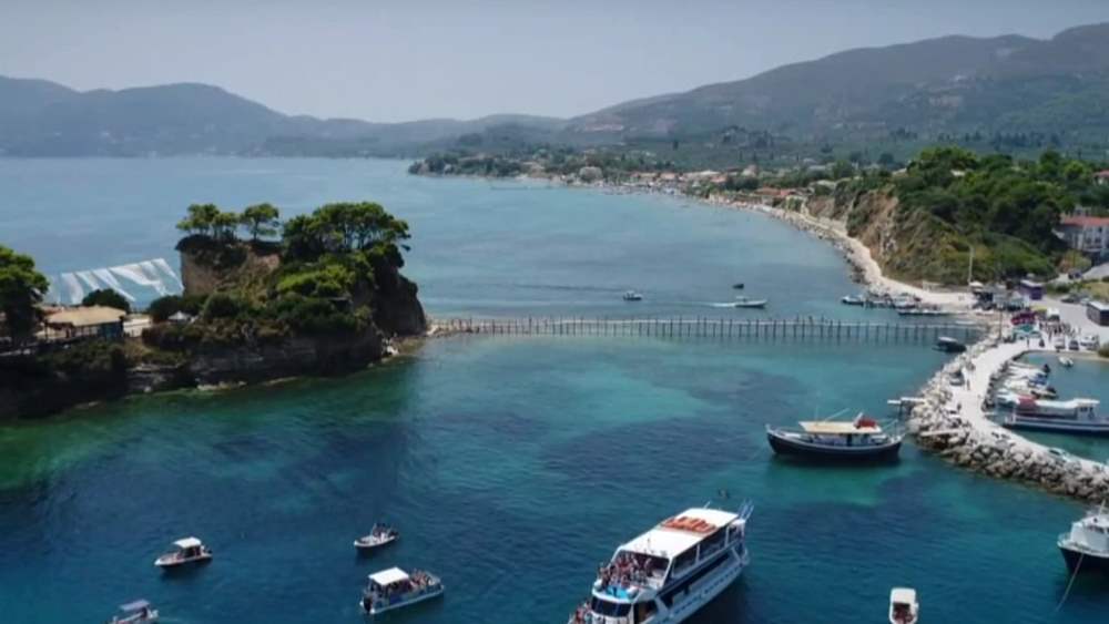 The magnificent Porto Koukla on the island of Zakynthos in Greece
