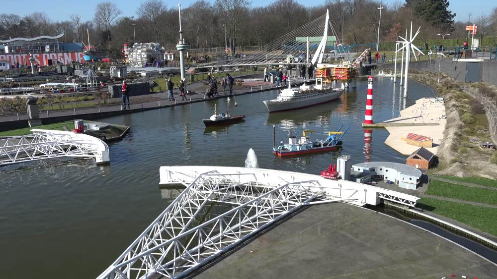 The Madurodam Park of Miniatures in The Hague