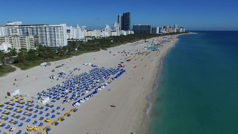 Miami Beach, a Miami landmark in Florida