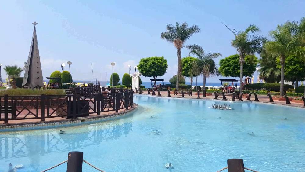 The resort of Alanya in Turkey on the Mediterranean Sea