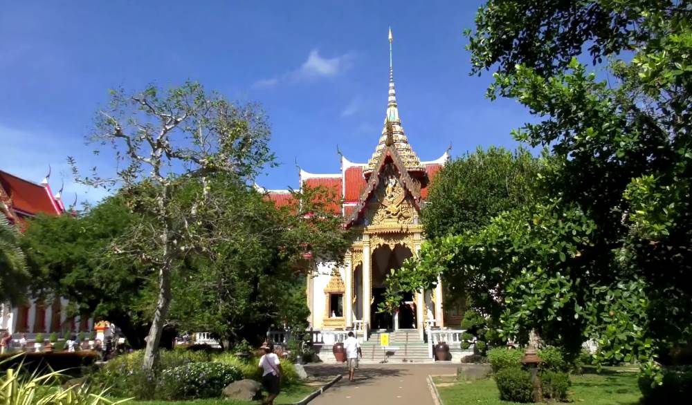 Wat Chalong Temple is visited by millions of tourists