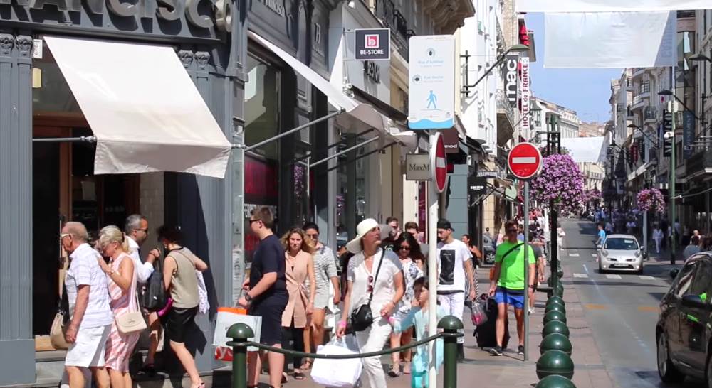 Rue Antibes - the main street of Cannes
