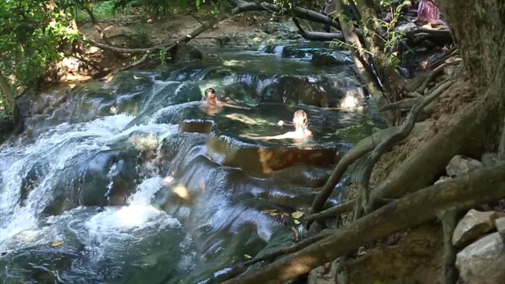 Hot Springs in the Krabi Region of Thailand