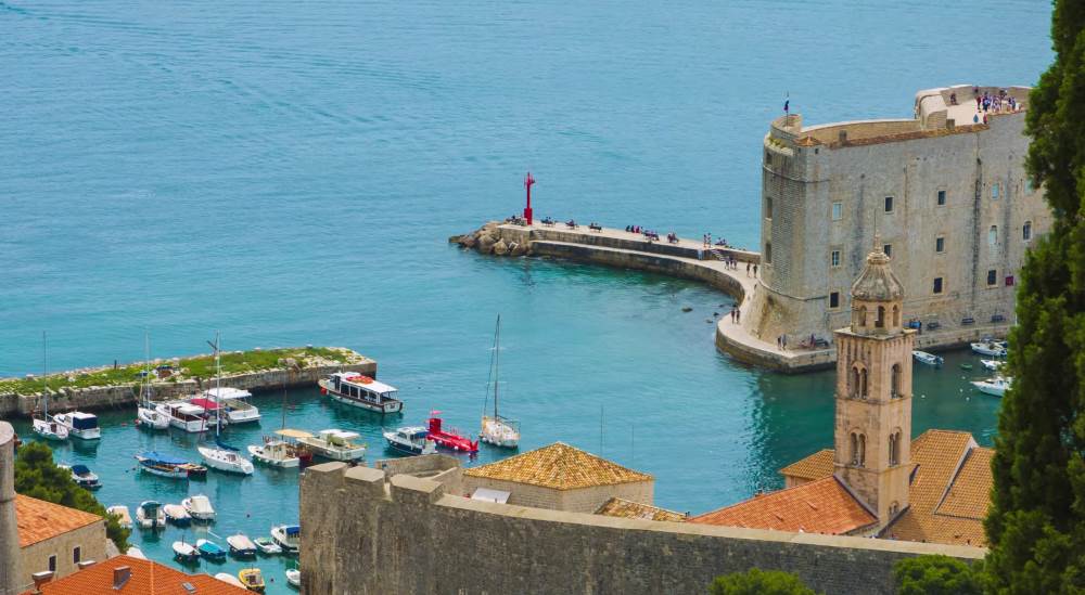 Fortress of St. Ivan - a historical landmark of Dubrovnik
