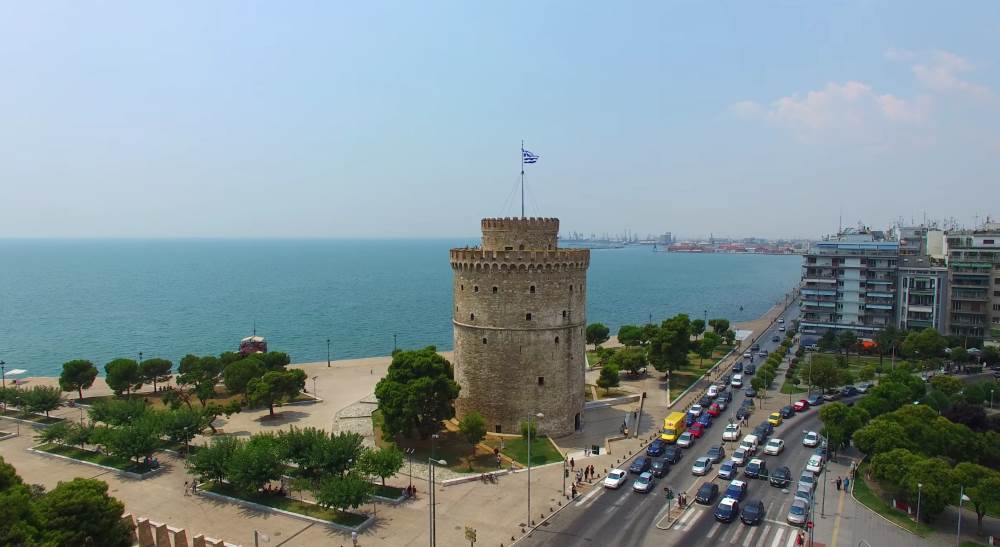 Thessaloniki - the Greek coast of the Aegean Sea